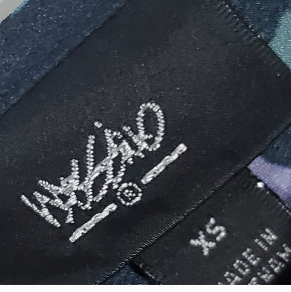 Massimo Navy Ruffle Sleeveless Dress Size Extra Small - Picture 4 of 5